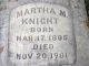 Martha McBride 1805-1901 - Headstone